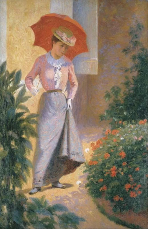 L'aiuola di gerani
